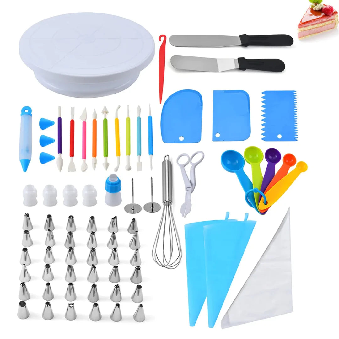 CAKE MASTER SET PROFESIONAL DE DECORACIÓN PARA REPOSTERÍA (66 PIEZAS)