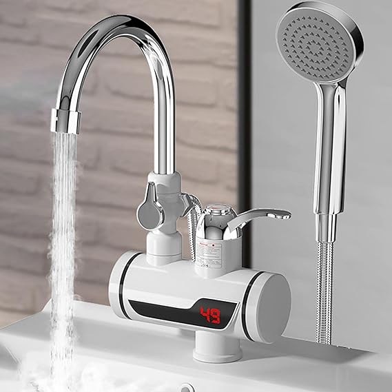 Llave Calentador De Agua Eléctrico Lavaplatos Y Ducha