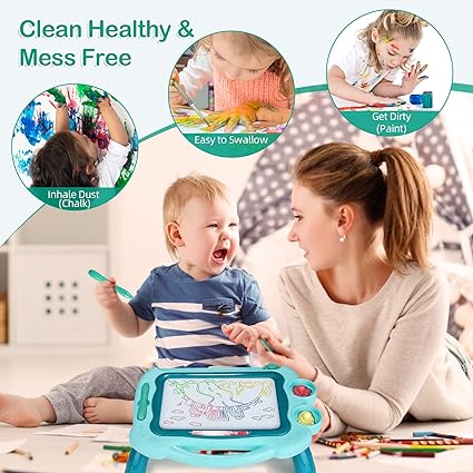 Tablero de dibujo magnético Juego educativo para niños Tablero de pintura de grafiti para niños