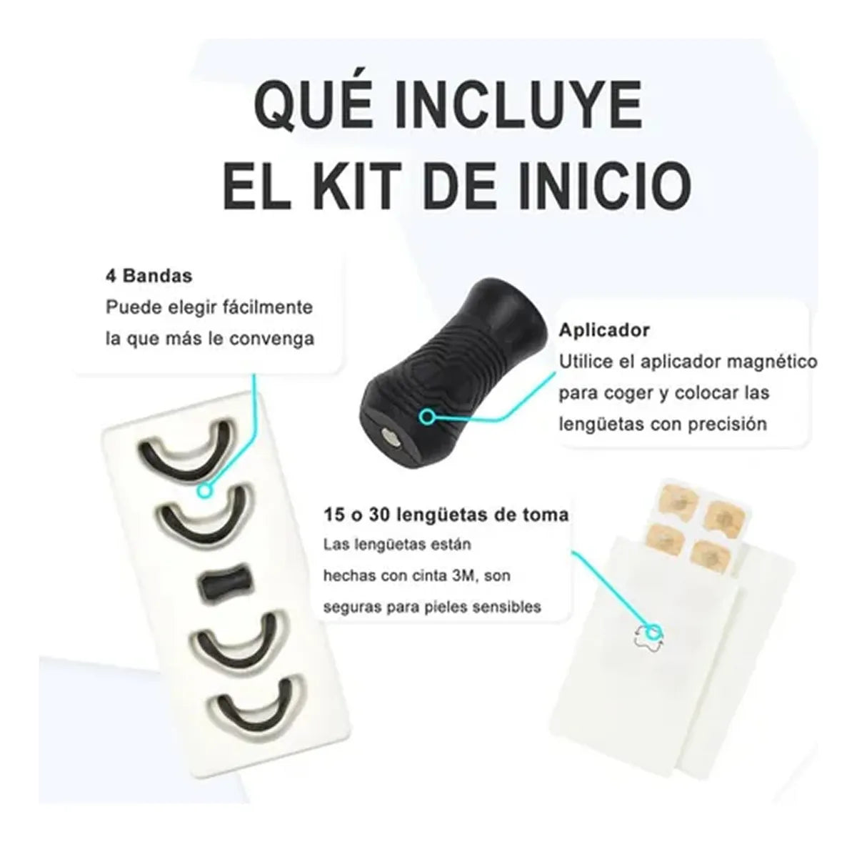 Tiras Nasales Antironquidos Magneticas Deportivas Dilatador