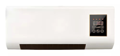 Calefactor Calentador De Aire Electrico Aire caliente y frío Con Control De Pared
