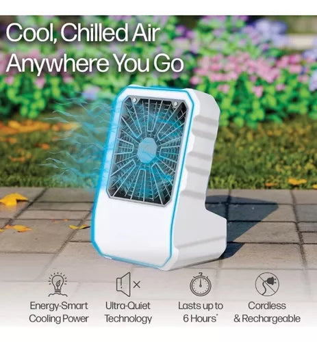Enfriador Aire Portátil Con Agua Artic Cool Recargable 40cm