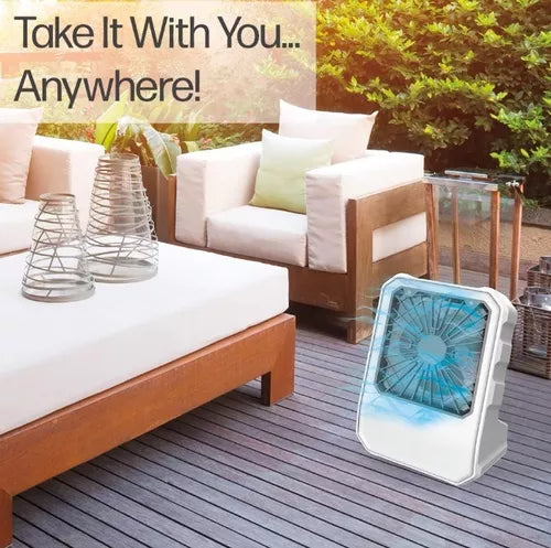 Enfriador Aire Portátil Con Agua Artic Cool Recargable 40cm