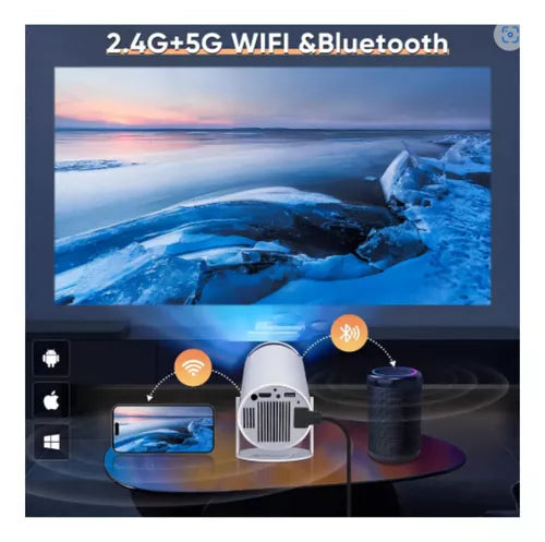 Proyector Mini Portatil Android Smart Tv 4k Hd Led 1080p con Magis Tv ✅🎥