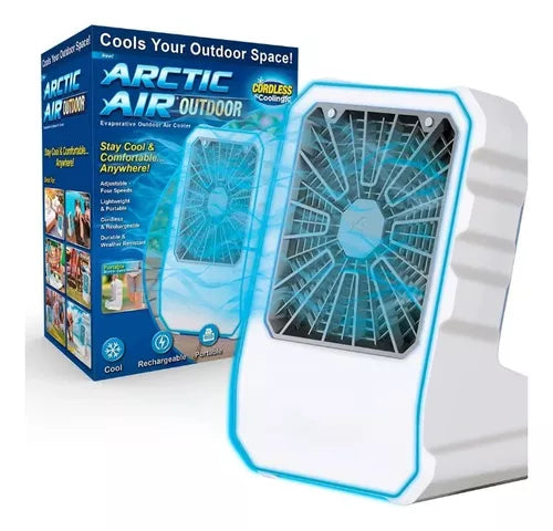 Enfriador Aire Portátil Con Agua Artic Cool Recargable 40cm