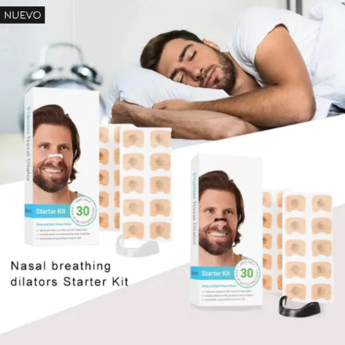 Tiras Nasales Antironquidos Magneticas Deportivas Dilatador