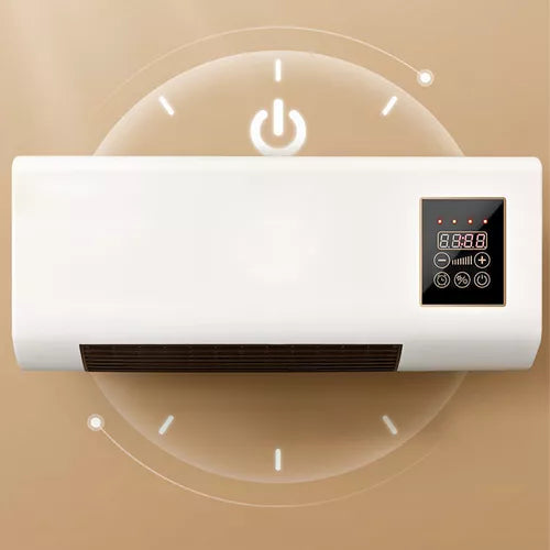 Calefactor Calentador De Aire Electrico Aire caliente y frío Con Control De Pared