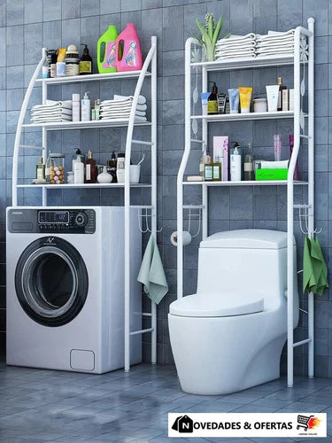 Estante De Lavadora Lavanderia Organizador Baño.