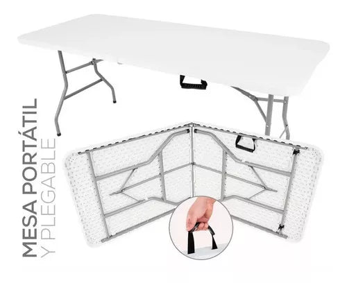 Mesa Plegable Tipo maleta 180x74x75