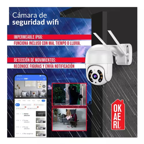 CAMARA DE MONITOREO WIFI DE ACCESO REMOTO