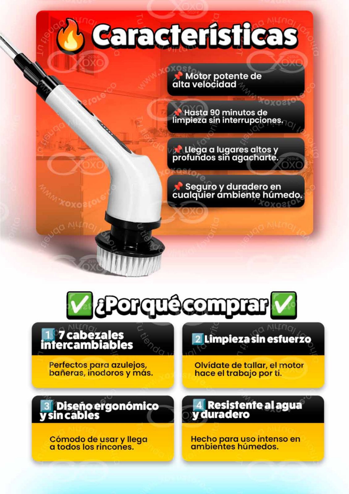 CEPILLO ELECTRICO 7 EN 1 MULTIFUNCIONAL