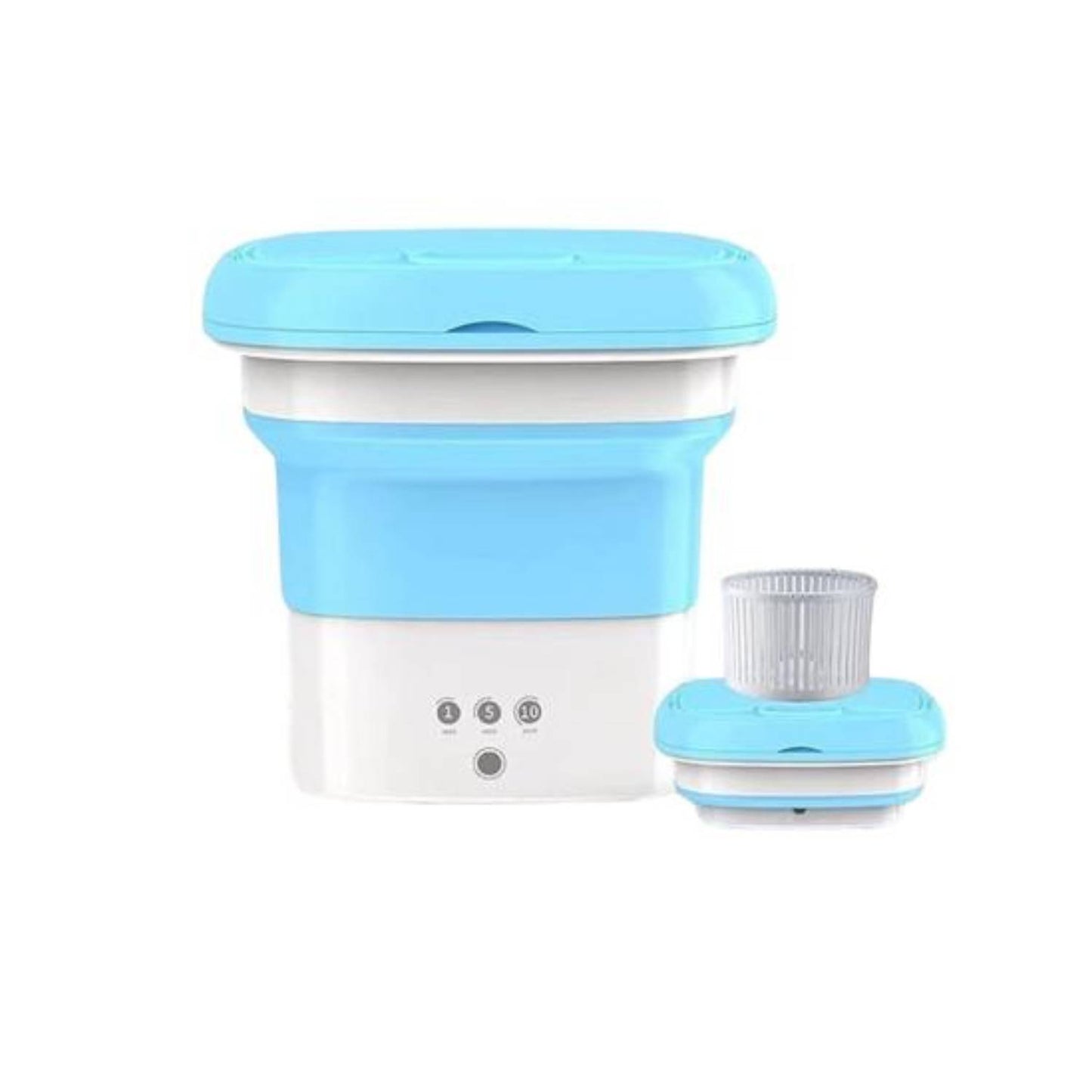 Mini lavadora plegable con cubo secador portátil