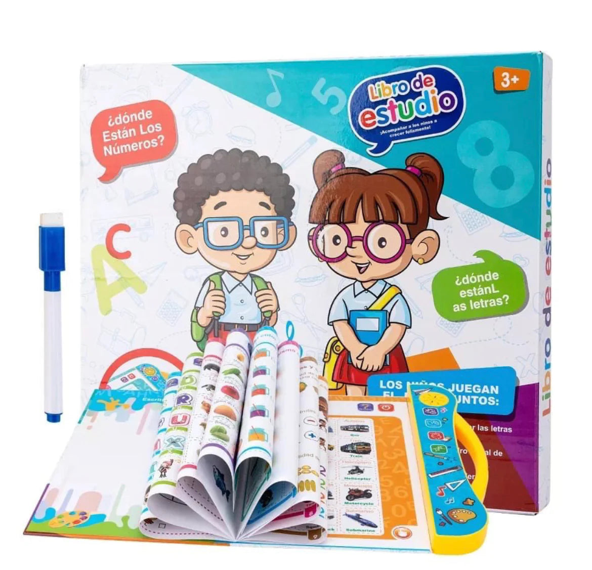 Libro Aprendizaje Didáctico Interactivo para Niños