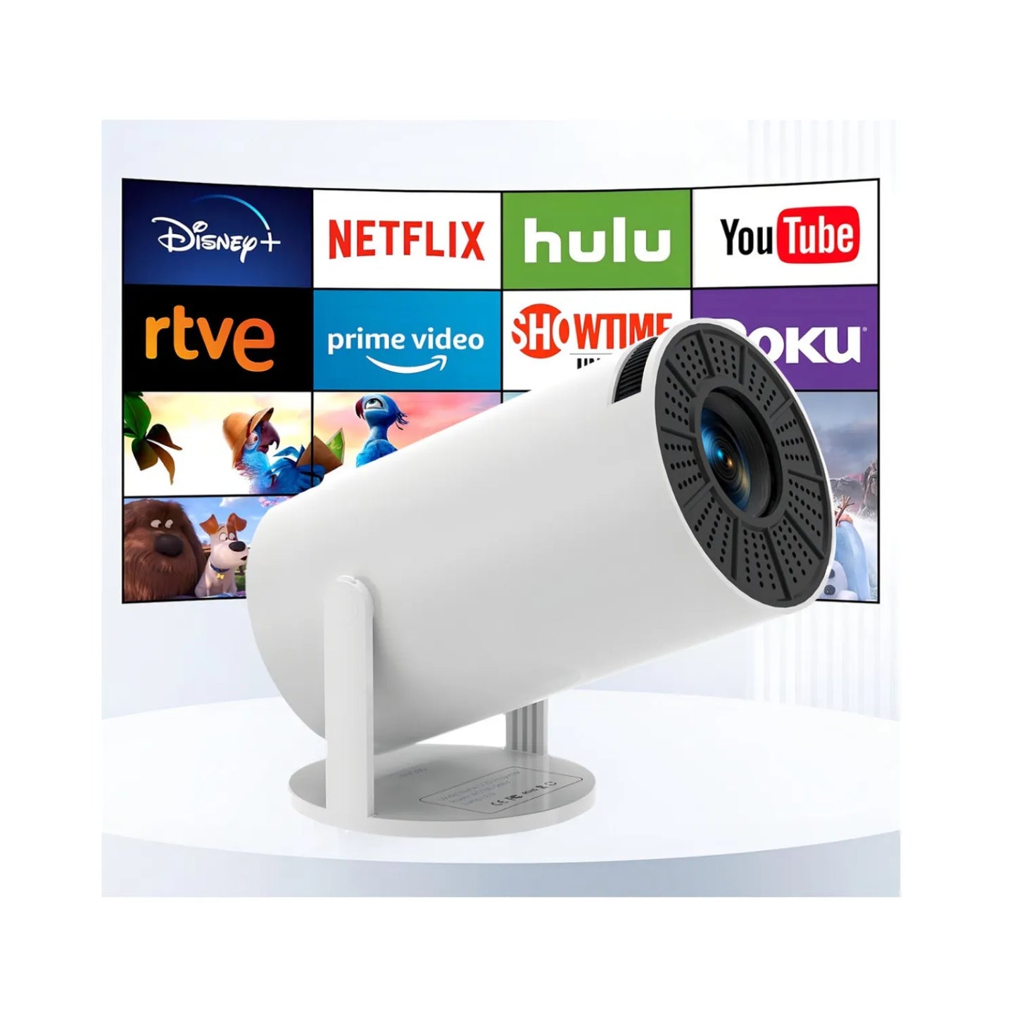 Proyector Mini Portatil Android Smart Tv 4k Hd Led 1080p con Magis Tv ✅🎥