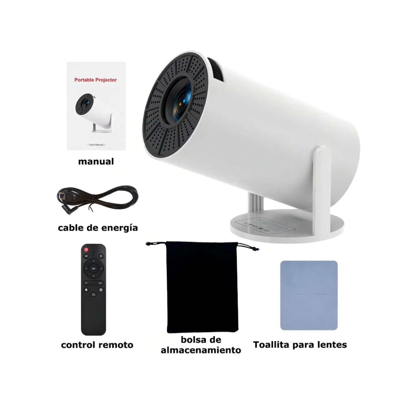 Proyector Mini Portatil Android Smart Tv 4k Hd Led 1080p con Magis Tv ✅🎥