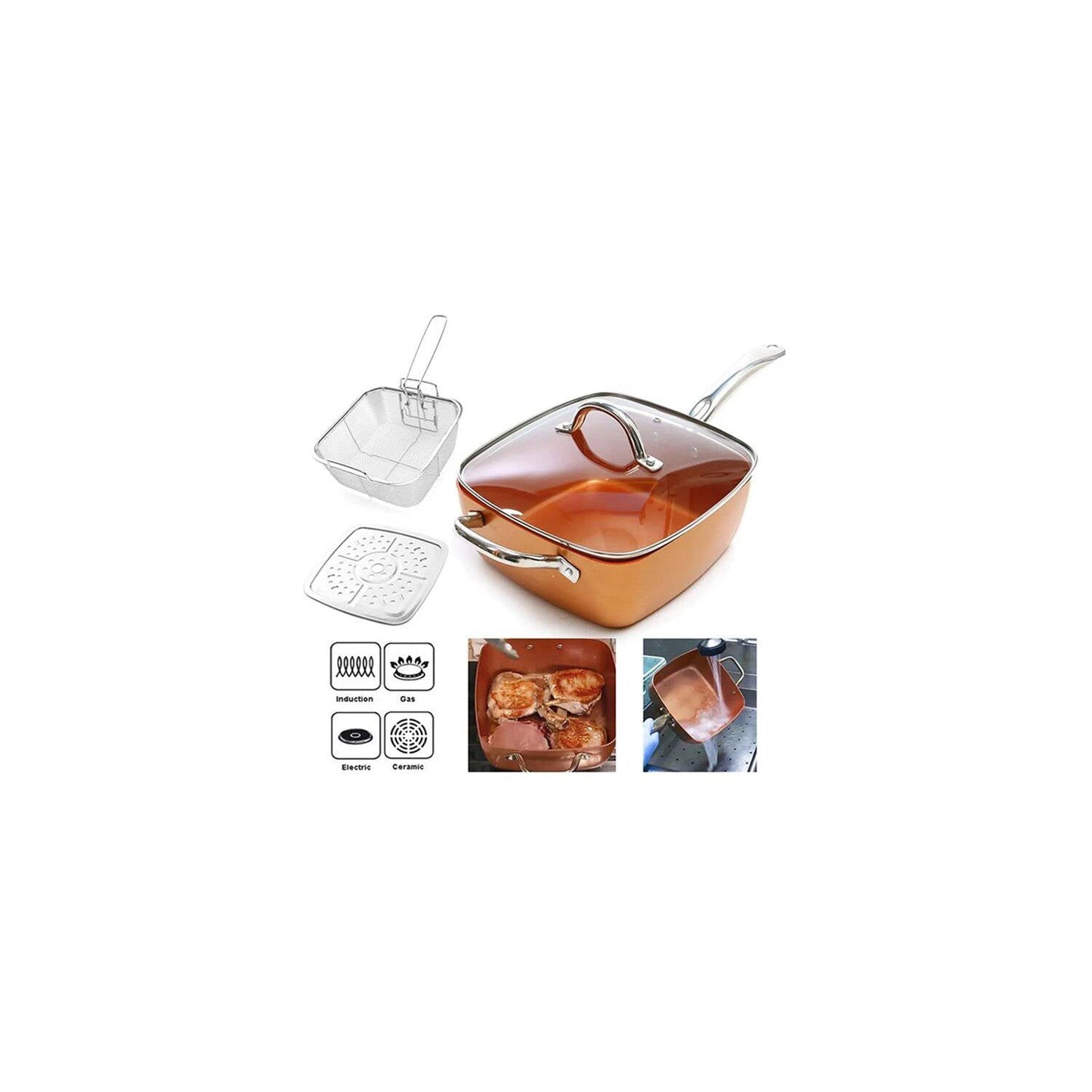 Sarten Cooper Chef Multiusos Anti-adherente