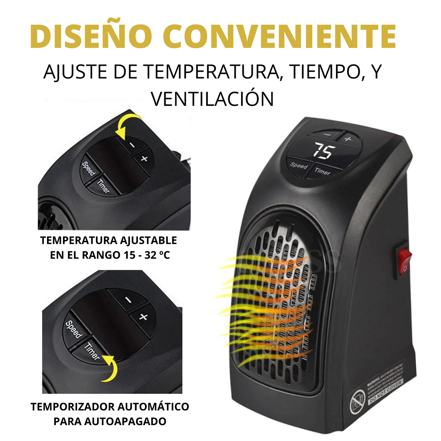 Calefactor Eléctrico de Bajo Consumo