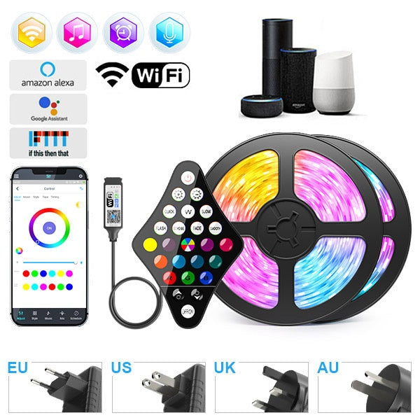 Cinta LED RGB de 5Mts Bluetooth con Control