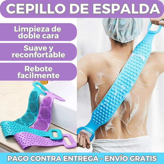 Cepillo de Silicona para Espalda (Set de 2 Unidades)