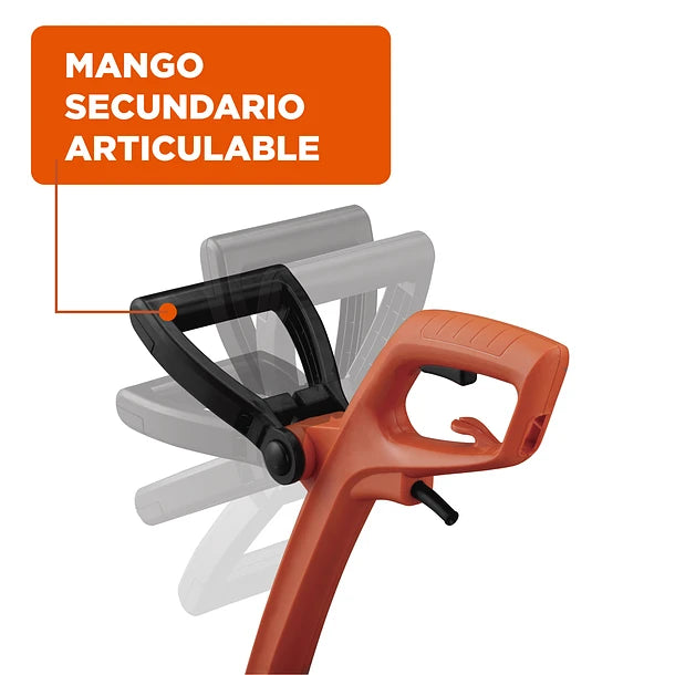 Orilladora De Pasto 9' 350w Gl350-b2c Color Naranja.