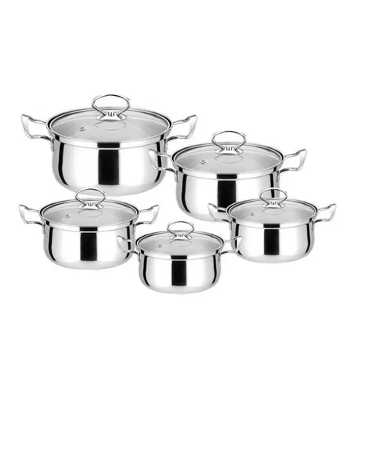 Bateria De Cocina 10 Pzs Acero Inoxidable.