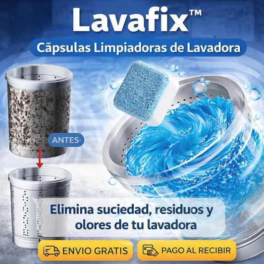 Cuida a tu familia: Pastilla limpiadora para Lavadoras 📦 Pack de 12: ¡Dura todo el mes! 🧼 Elimina Sarro: Limpieza profunda. ✅ Universal: Todo tipo de lavadoras.