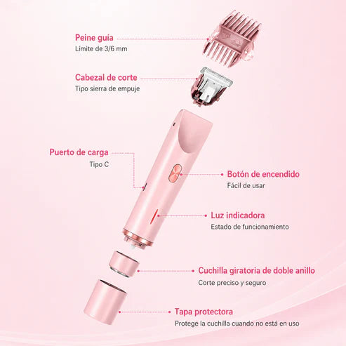Velvet Skin™ Luxe — Depilación de precisión profesional