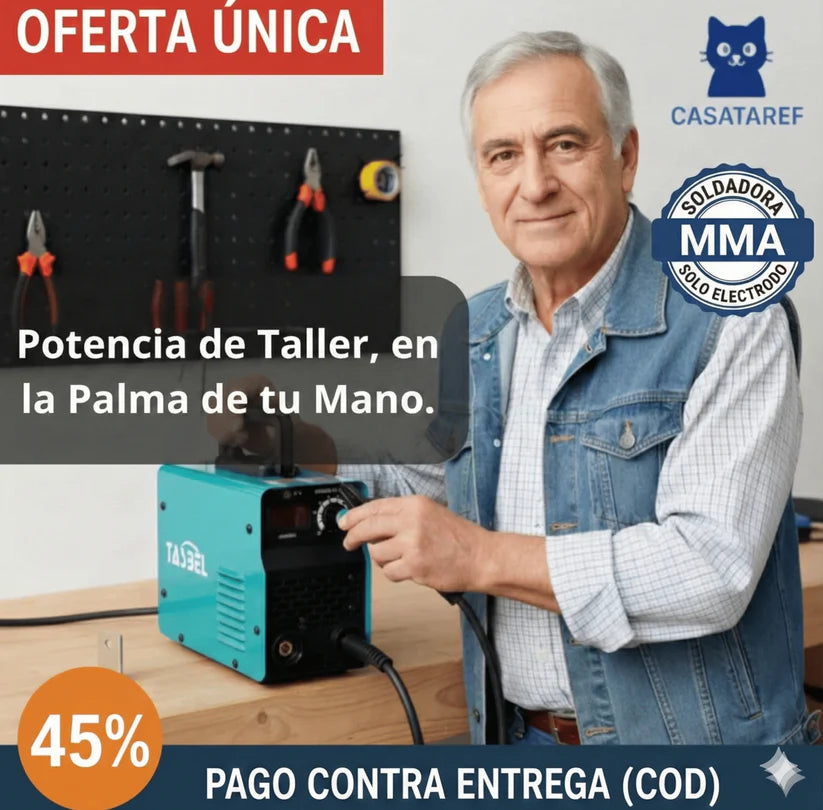 Soldadora Inverter 220V – Repara Todo en Minutos – Potencia Profesional para Ahorrar sin Talleres