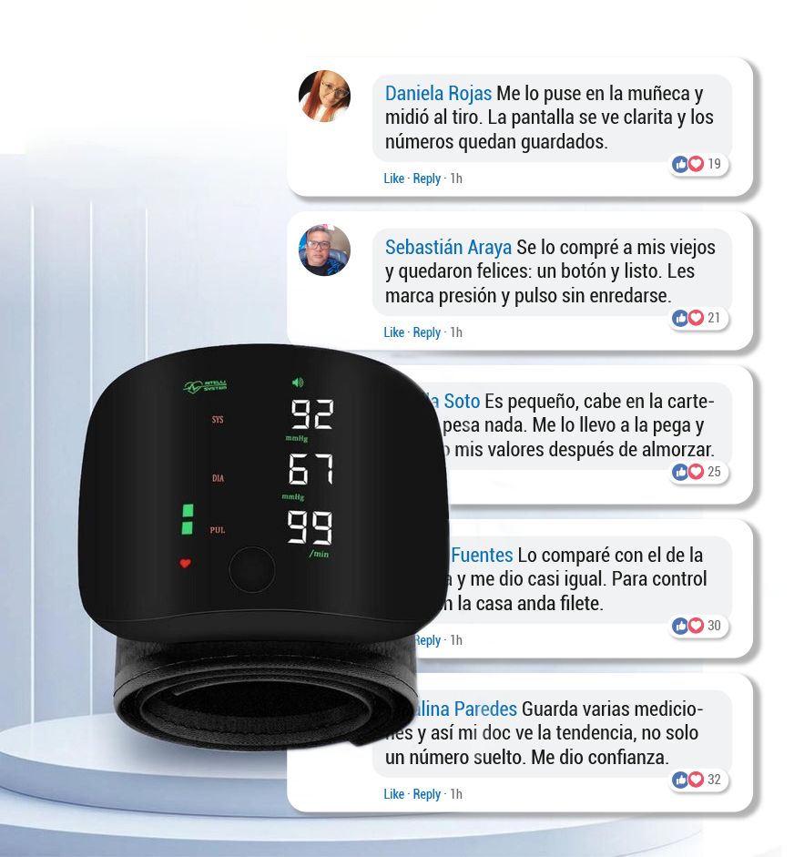 Tensiómetro Digital de Muñeca con Voz en Español