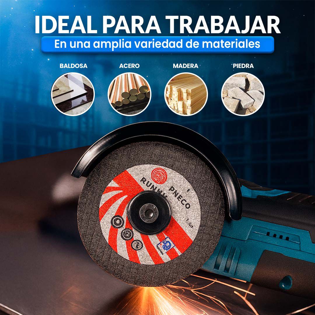 MINI ESMERIL ANGULAR AMOLADORA INALAMBRICO RECARGABLE