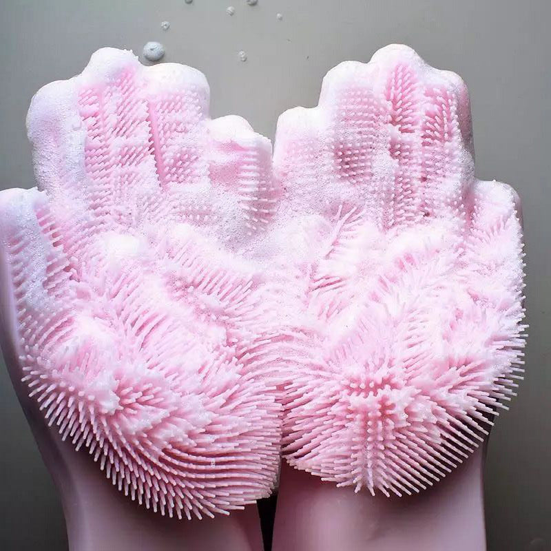 Guantes de Silicona para Limpieza